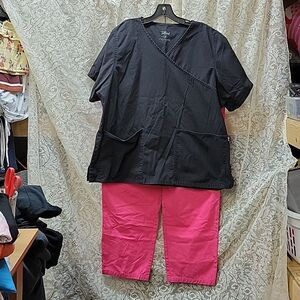 Medical scrubs, Tafford top, pants-unknown. Size XXL, Bundle of 2 pc.